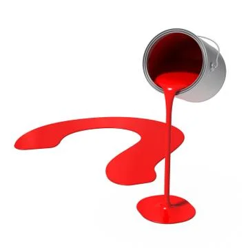 Paint can - question mark Stock Illustration