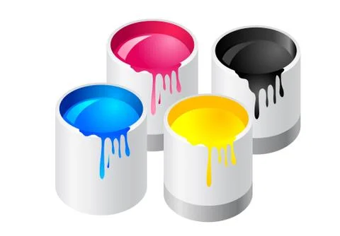 Paint canister Stock-Illustration
