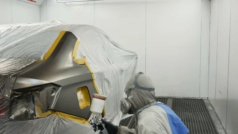 Paint the car Video stock 100091787