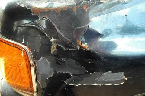 The paint of the car Stock Photos