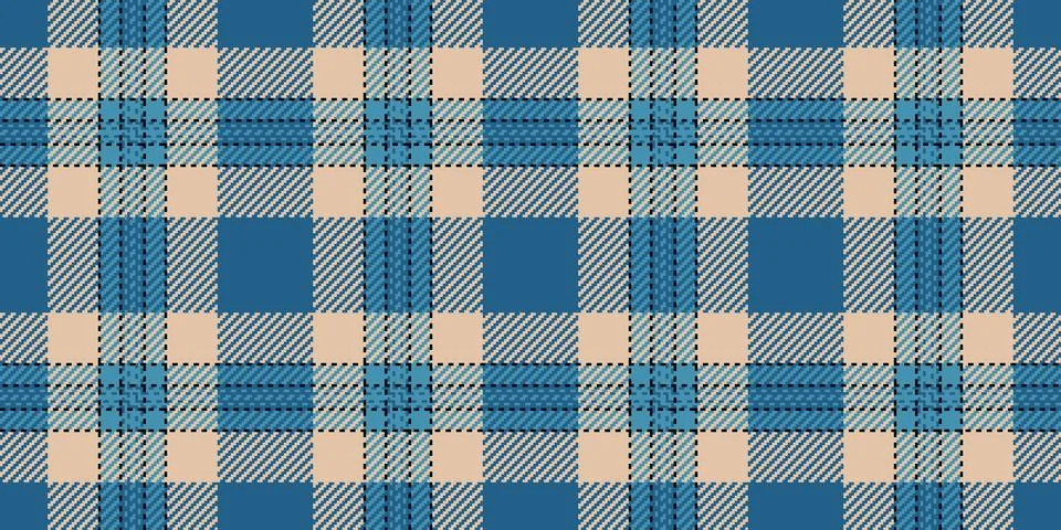 Paint check background plaid, arabic fabric seamless vector. Comfort tartan.. Stock Illustration
