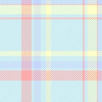 Paint check fabric seamless, frame texture pattern background. Down vector .. Stock Illustration