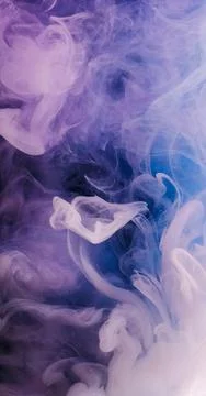 Paint cloud smoke texture droplets splash water Stock Photos
