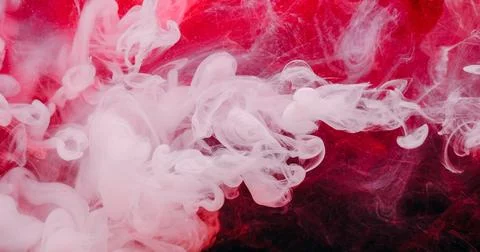 Paint cloud smoke texture glitter water splash art Stock Photos