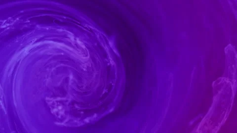 Paint cloud smoke vortex blue purple ink water Stock Footage 293419550