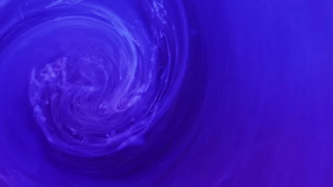 Paint cloud smoke vortex blue purple ink water Stock Footage 313791521
