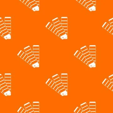 Paint color selection booklet pattern seamless Illustrazione stock