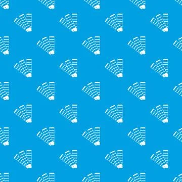 Paint color selection booklet pattern seamless blue Illustrazione stock