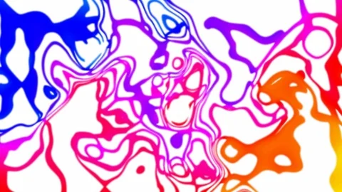 Paint color splatter Stock Footage 96577496