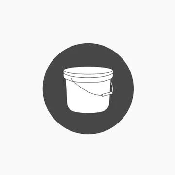 Paint container icon vector Stock Illustration