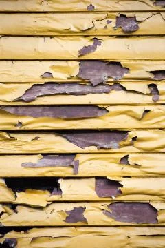 Paint damaged in fire Stock Photos