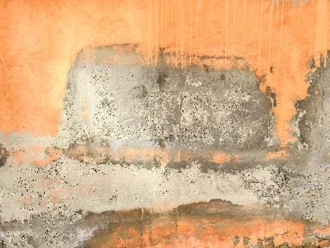 Paint defect on the wall of the building Stock Photos