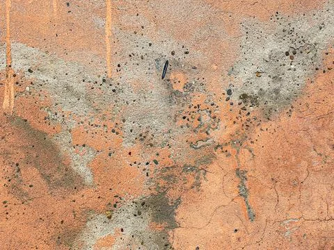 Paint defect on the wall of the building Stock Photos