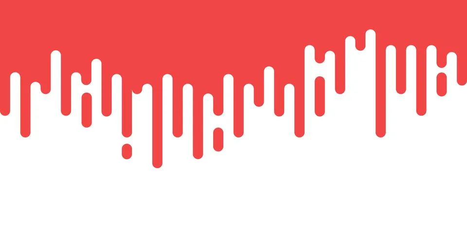 Paint dripping seamless vector background Stock Illustration