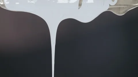 Paint Dripping Smoothly Stock Footage 126903356
