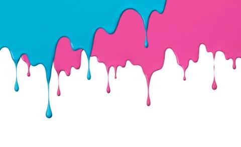 Paint drips Foto stock