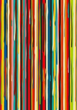 Paint drips seamless pattern template Illustrazione stock