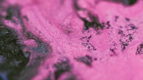 Paint drop glitter ink splash pink purple fluid Stock Footage 275717003