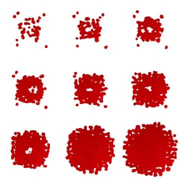 Paint Drops - Set Stock Illustration