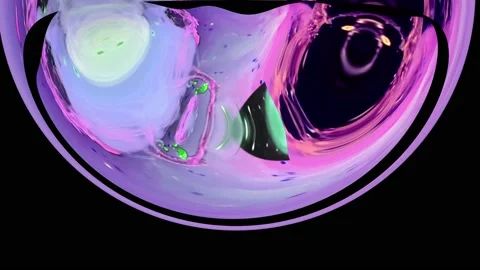 Paint drops top view, abstract colorful paint mixing in water in slow motion. Video stock 101201990