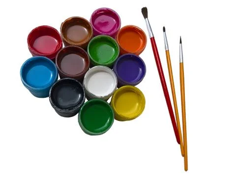 Paint Essentials Isolated Stock Photos