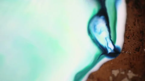 Paint expanding and contracting Stock Footage 48626742