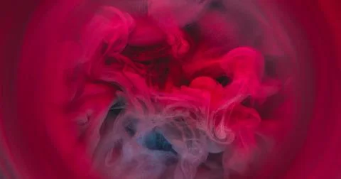 Paint explosion mist swirl wave smooth flow sphere Stock Photos