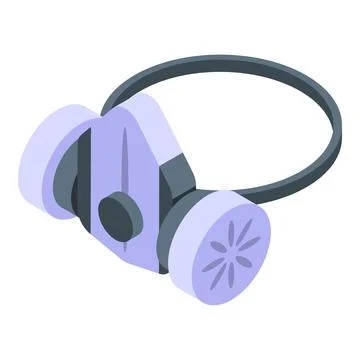 Paint face mask icon isometric vector. Car service Stock Illustration