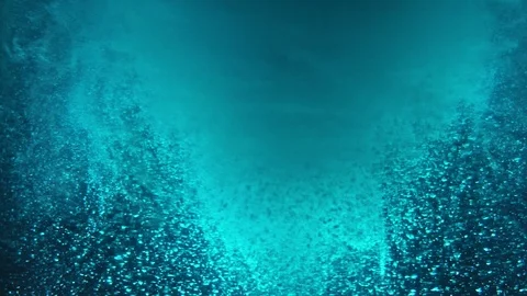 Paint fall into water which is twist. Spin acrylic ink drip into liquid. Visual Stock Footage 119030707