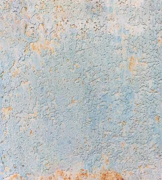Paint flake background. old painted rusty multilayer surface Stock Photos