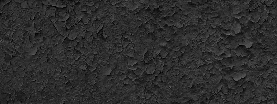 Paint flakes pattern of cracked wall for background Stock Photos