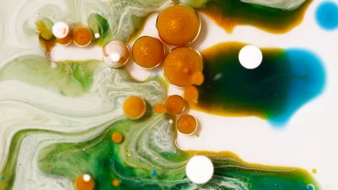 Paint flow abstract background footage. Stock Footage 120728808