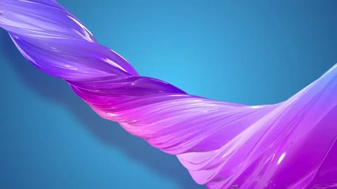 Paint flow moves in a circle. Abstract colorful creative background with stream Stock Footage 130185250