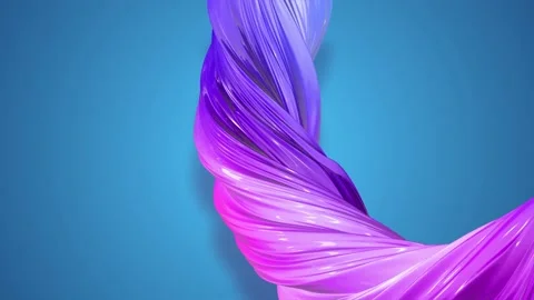 Paint flow moves in a circle. Abstract colorful creative background with stream Stock Footage 130185990