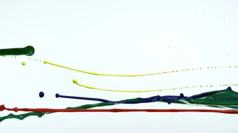 Paint Flow, Slow Motion Video stock 9307141