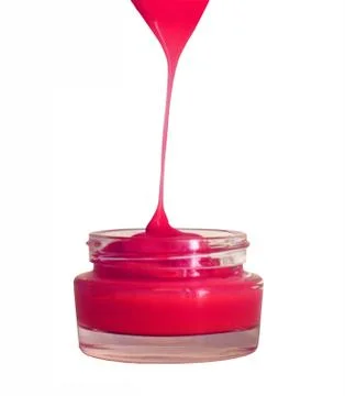 The paint flows Stock-Fotos