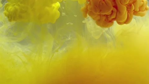 Paint Fluids shoot underwater in studio 7 Video stock 138329742