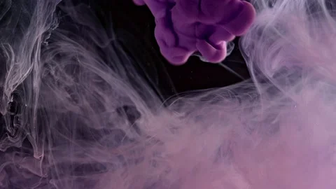 Paint Fluids shoot underwater in studio 23 Stock Footage 138330093