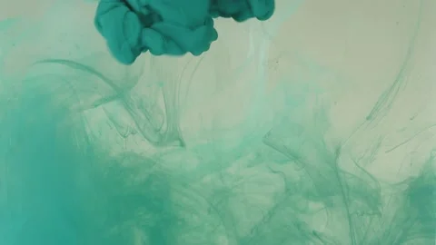 Paint Fluids shoot underwater in studio 14 Stock Footage 138330148