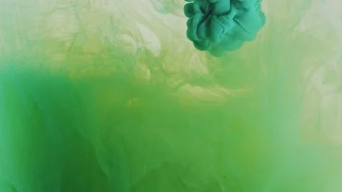 Paint Fluids shoot underwater in studio 12 Stock Footage 138330261