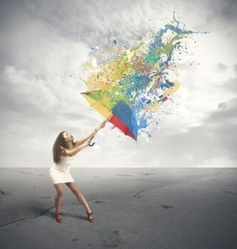 Paint the gray Stock Photos