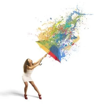 Paint the gray Stock Photos