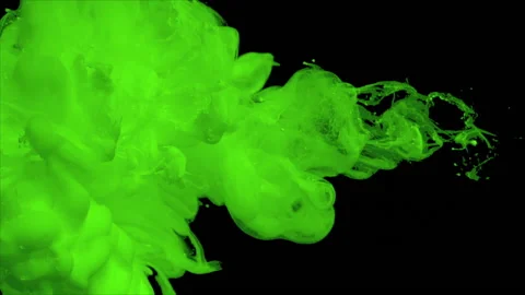 Paint Green In Water 스톡 동영상 194917893