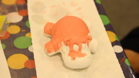 Paint hippo 스톡 동영상 29190007