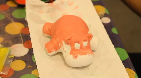 Paint hippo 스톡 동영상 29190821