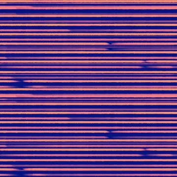 Paint horizontal stripe summer seamless pattern. Hand drawn brush lines Stock Illustration