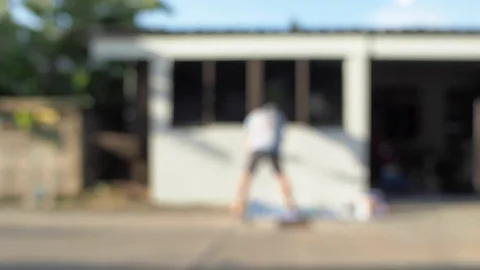 Paint house Stock Footage 79574309