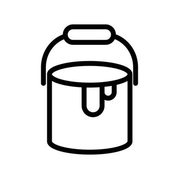 Paint icon template Stock Illustration