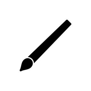 Paint icon vector illustration. paint brush sign and symbol. paint roller i.. Stock Illustration