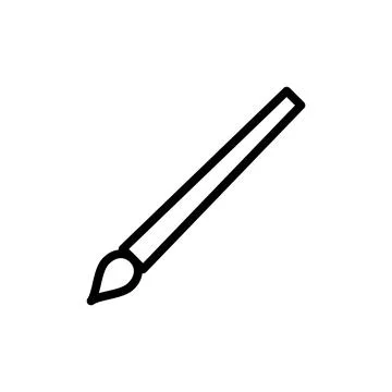 Paint icon vector illustration. paint brush sign and symbol. paint roller i.. Stock Illustration